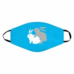 Маска многоразовая Кролики - PrintSalon