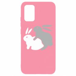 Чехол для Samsung A02s/M02s Кролики - PrintSalon