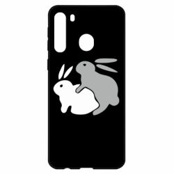 Чехол для Samsung A21 Кролики - PrintSalon