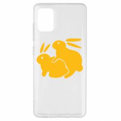 Чехол для Samsung A51 Кролики - PrintSalon