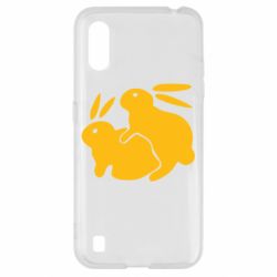 Чехол для Samsung A01/M01 Кролики - PrintSalon