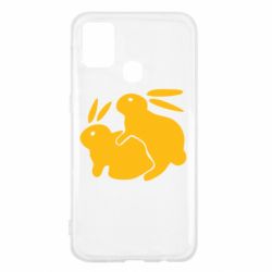 Чехол для Samsung M31 Кролики - PrintSalon