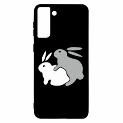 Чехол для Samsung S21 Ultra Кролики - PrintSalon