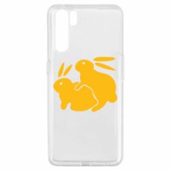 Чехол для Oppo A91/Reno3 Кролики - PrintSalon