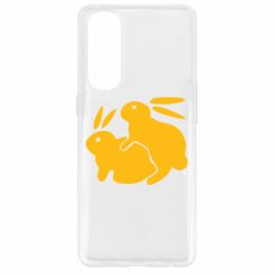 Чехол для Oppo Reno 4 Pro Кролики - PrintSalon