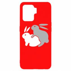 Чехол для Oppo Reno 5 Lite Кролики - PrintSalon