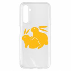 Чехол для Realme 6 Кролики - PrintSalon