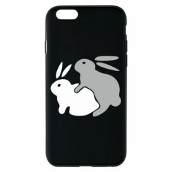 Чехол для iPhone 6/6S Кролики - PrintSalon