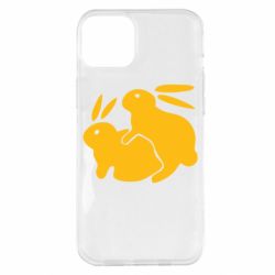 Чехол для iPhone 14 Plus Кролики - PrintSalon