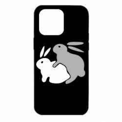 Чехол для iPhone 14 Pro Max Кролики - PrintSalon