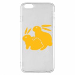 Чехол для iPhone 6 Plus/6S Plus Кролики - PrintSalon