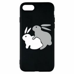 Чехол для iPhone 7 Кролики - PrintSalon