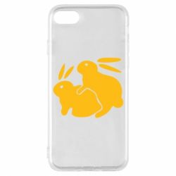 Чехол для iPhone 8 Кролики - PrintSalon