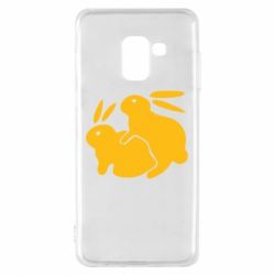 Чехол для Samsung A8 2018 Кролики - PrintSalon