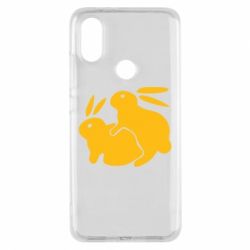 Чехол для Xiaomi Mi A2 Кролики - PrintSalon