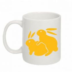 Чашка 320ml Кролики - PrintSalon