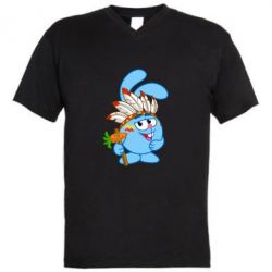 Мужская футболка  с V-образным вырезом Крош - PrintSalon