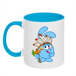 Чашка двухцветная 320ml Крош - PrintSalon