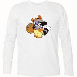 Футболка с длинным рукавом Крошка Енот - PrintSalon