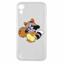 Чехол для iPhone XR Крошка Енот - PrintSalon