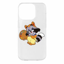 Чехол для iPhone 14 Pro Крошка Енот - PrintSalon