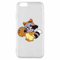 Чехол для iPhone 6/6S Крошка Енот - PrintSalon
