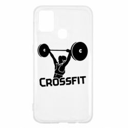 Чехол для Samsung M31 Кроссфит со штангой