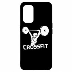 Чехол для Oppo Reno 5 4G Кроссфит со штангой-PrintSalon Чехол для Oppo Reno 5 4G Кроссфит со штангой