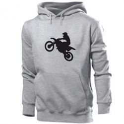 Мужское худи Кроссовый мотоцикл - PrintSalon