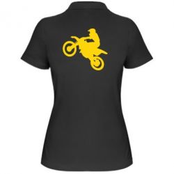 Женское поло Кроссовый мотоцикл - PrintSalon