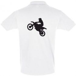 Мужское поло Кроссовый мотоцикл - PrintSalon