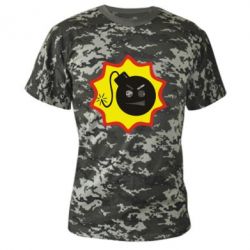 Камуфляжная футболка Крутой Сем - PrintSalon
