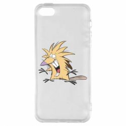 Чехол для iPhone5/5S/SE Крутые бобры-PrintSalon Чехол для iPhone5/5S/SE Крутые бобры