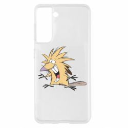 Чехол для Samsung S21 Крутые бобры-PrintSalon Чехол для Samsung S21 Крутые бобры