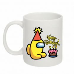 Чашка 320ml Among Us Happy Birthday