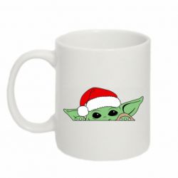 Чашка 320ml Baby Yoda Santa