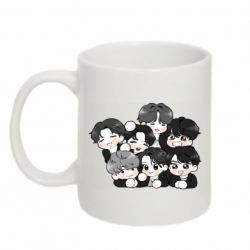 Чашка 320ml BTS Cute Art - PrintSalon