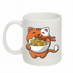Чашка 320ml Cat and Ramen