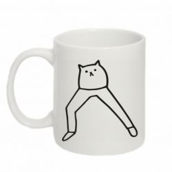 Чашка 320ml Cat in pants