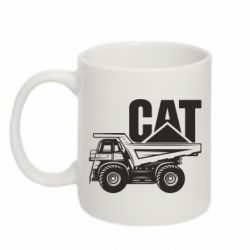 Чашка 320ml CAT logo and truck - PrintSalon