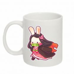 Чашка 320ml Chibi Bunny Kamado Nezuko - PrintSalon