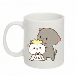 Чашка 320ml Чиби котики