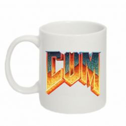 Чашка 320ml Cum Doom logo