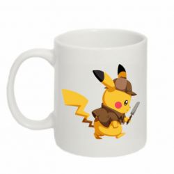 Чашка 320ml Cute Detective Pikachu