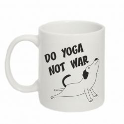 Чашка 320ml Do yoga not war