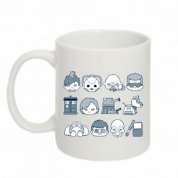 Чашка 320ml Doctor who icons
