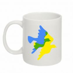 Кружка 320ml Dove flag of Ukraine - PrintSalon