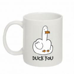 Чашка 320ml Duck you