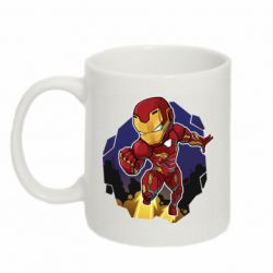 Чашка 320ml Flying Iron man - PrintSalon
