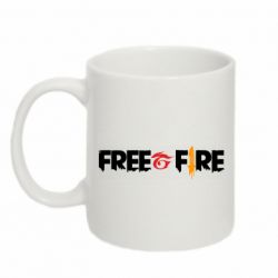 Чашка 320ml Free fire and logo Garena